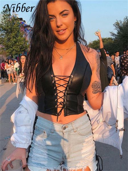 women's tanks camis nibber punk y2k black leather crop womens hollow backless camisole summer vest fashion club party wear tank 230316, White
women's tanks camis nibber punk y2k black leather crop womens hollow backless camisole summer vest fashion club party wear tank 230316, White