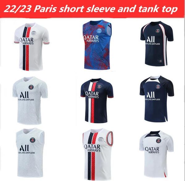 22 23 psgs mbappe soccer jersey tracksuit 2022 2023 classic style paris training suit sergio ramos verratti icardi football short sleeve, Black
22 23 psgs mbappe soccer jersey tracksuit 2022 2023 classic style paris training suit sergio ramos verratti icardi football short sleeve, Black