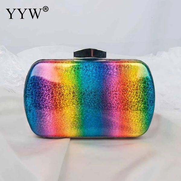 evening bags fashion rainbow box women designer elegant party wedding clutch purse female handbag jelly chain shoulder 230316
evening bags fashion rainbow box women designer elegant party wedding clutch purse female handbag jelly chain shoulder 230316