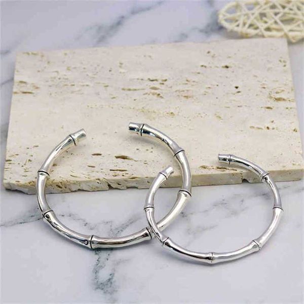 bracelet simple fashion new men's and women's bamboo bracelet silver bracelet couple open bracelet, Black
bracelet simple fashion new men's and women's bamboo bracelet silver bracelet couple open bracelet, Black