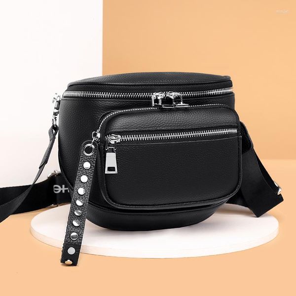 shoulder bags cowhide women messenger bag fanny pack zipper chest female money pouch travel purse belly pocket hip bum
shoulder bags cowhide women messenger bag fanny pack zipper chest female money pouch travel purse belly pocket hip bum