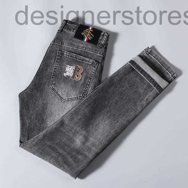 men's jeans designer spring and summer new style embroidered slim jeans with small legs men's stretch smoke grey qtaj, Blue
men's jeans designer spring and summer new style embroidered slim jeans with small legs men's stretch smoke grey qtaj, Blue
