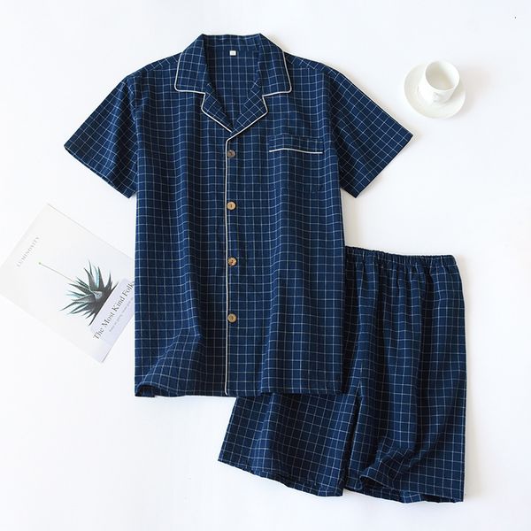 men's sleepwear men's short-sleeved shorts sets summer thin yarn-dyed lounge sets washed cotton large plaid pajamas set pijama sle, Black;brown
men's sleepwear men's short-sleeved shorts sets summer thin yarn-dyed lounge sets washed cotton large plaid pajamas set pijama sle, Black;brown