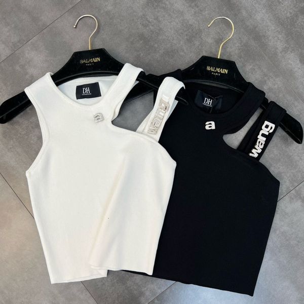 women's tanks camis prepomp summer arrival sleeveless single shoulder hollow out diamonds letters slim knitted tank woomen vest ge319 2, White
women's tanks camis prepomp summer arrival sleeveless single shoulder hollow out diamonds letters slim knitted tank woomen vest ge319 2, White
