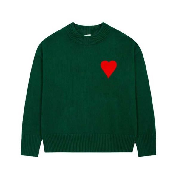 23new men's sweaters paris fashion mens designer amies knitted embroidered red heart solid color big love round neck short sleeve 6gto, White;black
23new men's sweaters paris fashion mens designer amies knitted embroidered red heart solid color big love round neck short sleeve 6gto, White;black