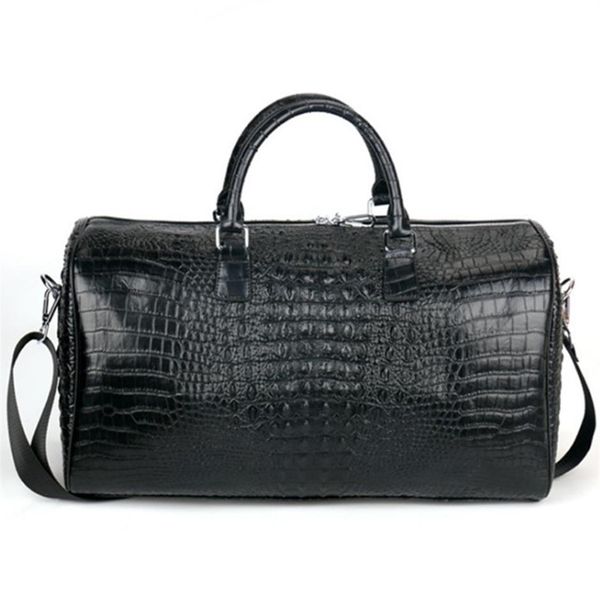 male genuine leather travel bag large crocodile pattern big fitness handbag luggage drums shoulder business computer bags black me271a
male genuine leather travel bag large crocodile pattern big fitness handbag luggage drums shoulder business computer bags black me271a