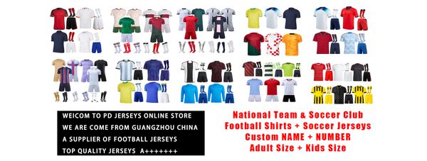 22 23 24 custom made new club and national team football shirt t shirt men's a, White;black
22 23 24 custom made new club and national team football shirt t shirt men's a, White;black