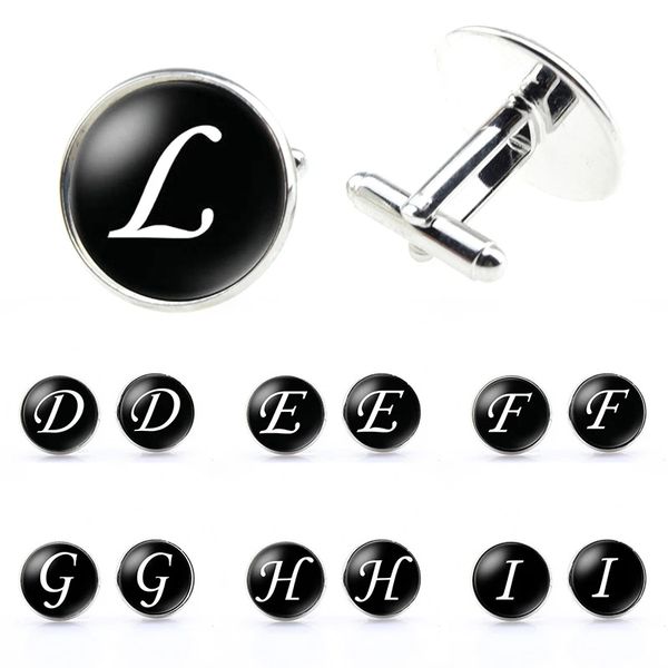 fashion a-z alphabet cufflinks for men glass dome letter cuff button for male gentleman french shirt cuff cuff accessories, Silver
fashion a-z alphabet cufflinks for men glass dome letter cuff button for male gentleman french shirt cuff cuff accessories, Silver