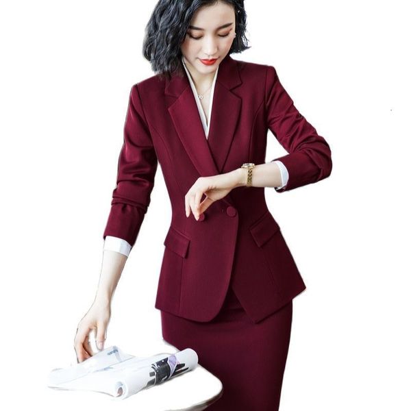 women's suits blazers novelty wine formal women business suits with skirt and jackets coat ladies office professional blazers autumn wi, White;black
women's suits blazers novelty wine formal women business suits with skirt and jackets coat ladies office professional blazers autumn wi, White;black