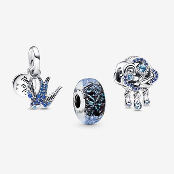 silver blue series charms beaded pendant cloud butterfly diy fit pandora bracelet women designer jewelry gift with box, Bronze;silver
silver blue series charms beaded pendant cloud butterfly diy fit pandora bracelet women designer jewelry gift with box, Bronze;silver