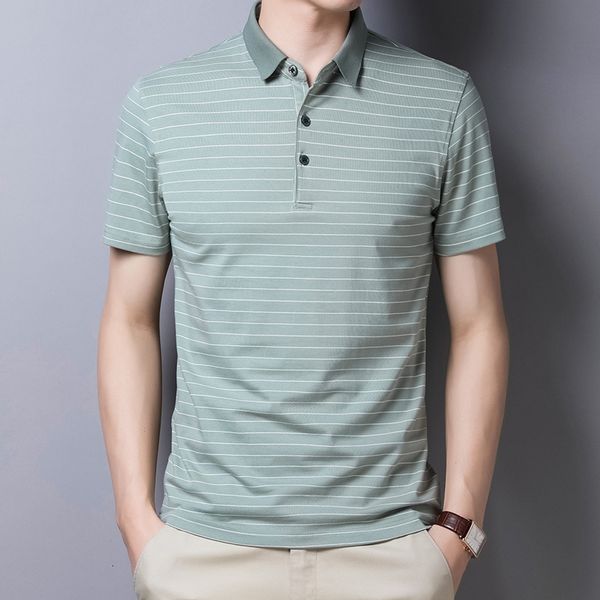men's polos browon brand summer men polo shirt turn-down short sleeved oversized shirt male cotton striped business casual men clothing, White;black
men's polos browon brand summer men polo shirt turn-down short sleeved oversized shirt male cotton striped business casual men clothing, White;black