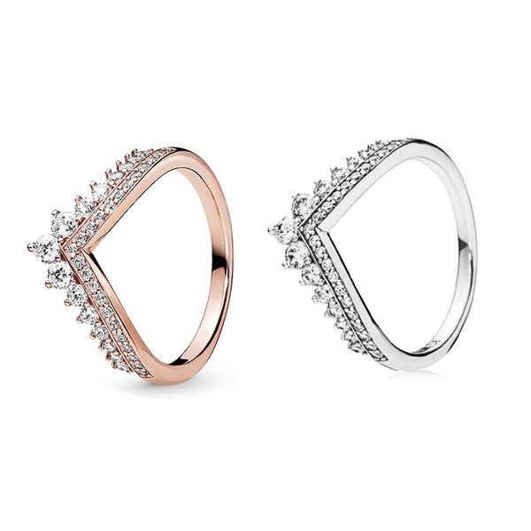 2019 new princess wish ring for pandora 925 sterling silver with cz diamond rose gold charm ladies ring245d, Slivery;golden
2019 new princess wish ring for pandora 925 sterling silver with cz diamond rose gold charm ladies ring245d, Slivery;golden