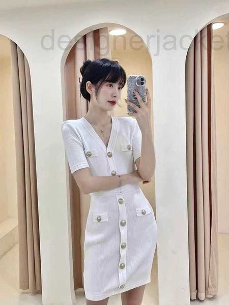 casual dresses designer spring summer new v-neck slim fit solid short sleeve waist knitted dress women zndc, Black;gray
casual dresses designer spring summer new v-neck slim fit solid short sleeve waist knitted dress women zndc, Black;gray