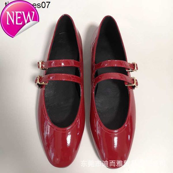 2022 new genuine leather flat shoes mary jane women's shoes the row small style double strap single shoes french elegance, Black
2022 new genuine leather flat shoes mary jane women's shoes the row small style double strap single shoes french elegance, Black
