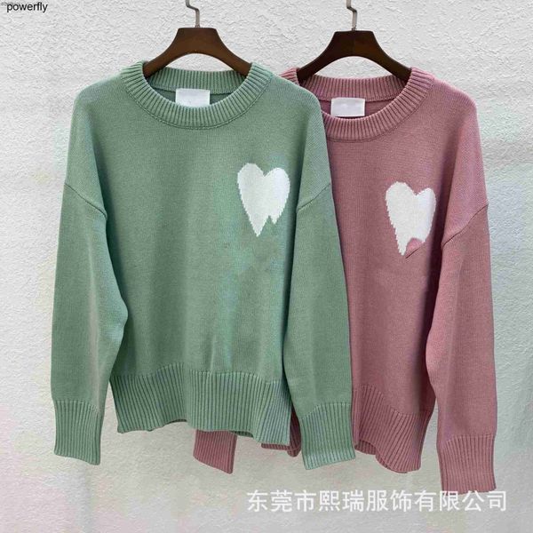 men's sweaters 2023 designer winter amis macaron neck love fashion streetwear sweater men women, Black
men's sweaters 2023 designer winter amis macaron neck love fashion streetwear sweater men women, Black