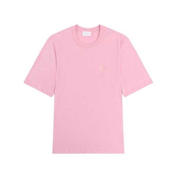 23new men's t-shirts paris designer amis t shirt macarone candy color love embroidery a hearts pure cotton short sleeves for men and wo, White;black
23new men's t-shirts paris designer amis t shirt macarone candy color love embroidery a hearts pure cotton short sleeves for men and wo, White;black