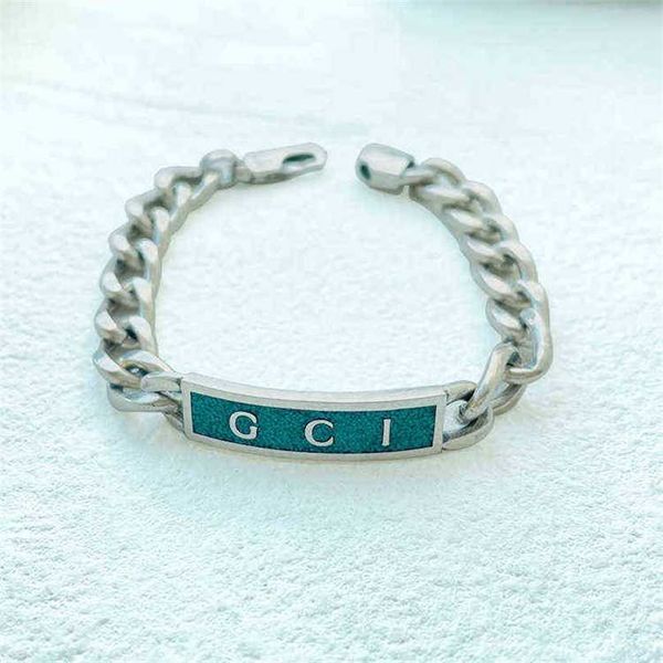 bracelet silver antique green enamel bracelet version exquisite bracelet for male and female lovers ins factory direct sales 70% off, Black
bracelet silver antique green enamel bracelet version exquisite bracelet for male and female lovers ins factory direct sales 70% off, Black