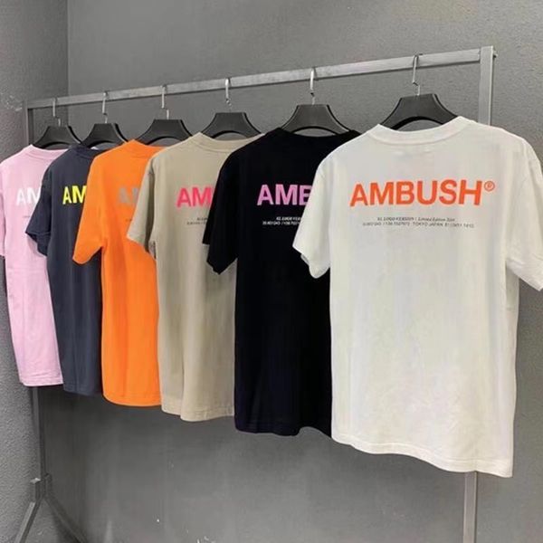 ambush mens t-shirts designer men short sleeve casual print letter crewneck shirt, White;black
ambush mens t-shirts designer men short sleeve casual print letter crewneck shirt, White;black