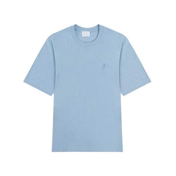 23new men's t-shirts paris designer amis t shirt macarone candy color love embroidery a hearts pure cotton short sleeves for men and wo, White;black
23new men's t-shirts paris designer amis t shirt macarone candy color love embroidery a hearts pure cotton short sleeves for men and wo, White;black