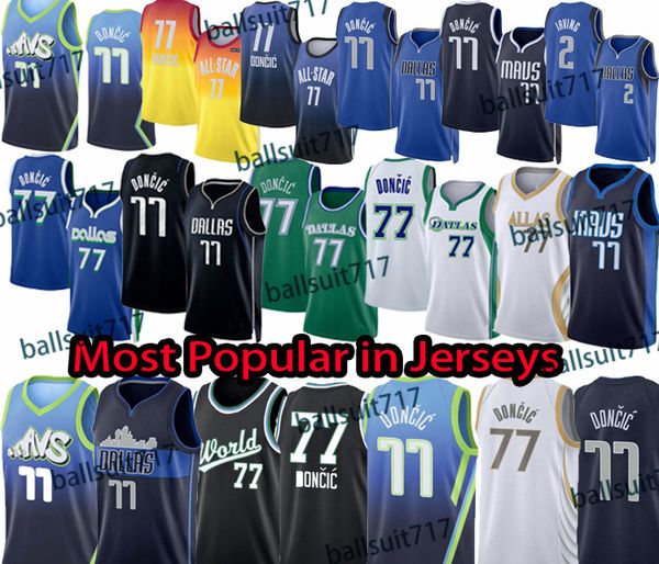 2022 2023 luka doncic kyrie irving basketball jerseys dirk nowitzki 77 11 blue black edition green jersey, Black;red
2022 2023 luka doncic kyrie irving basketball jerseys dirk nowitzki 77 11 blue black edition green jersey, Black;red
