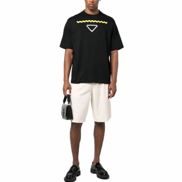 summer spring triangle embroidery prd men's t-shirts milan italy luxury fashion short sleeve tee women high street breathable cotton ov, White;black
summer spring triangle embroidery prd men's t-shirts milan italy luxury fashion short sleeve tee women high street breathable cotton ov, White;black
