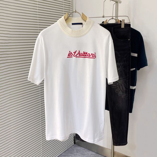 men's plus tees t shirt designer for men women shirts fashion tshirt embroidered sweater with letters summer short sleeve man tee woman, White;black
men's plus tees t shirt designer for men women shirts fashion tshirt embroidered sweater with letters summer short sleeve man tee woman, White;black
