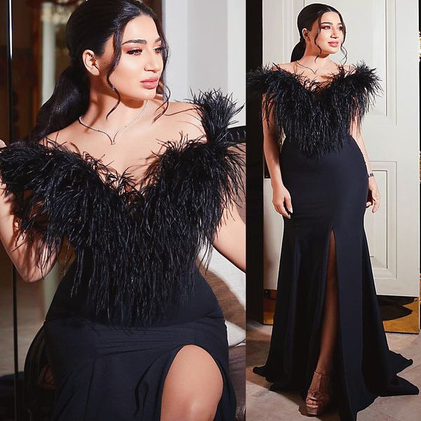 2023 arabic aso ebi black mermaid prom dresses feather satin evening formal party second reception birthday engagement bridesmaid gowns dres
2023 arabic aso ebi black mermaid prom dresses feather satin evening formal party second reception birthday engagement bridesmaid gowns dres