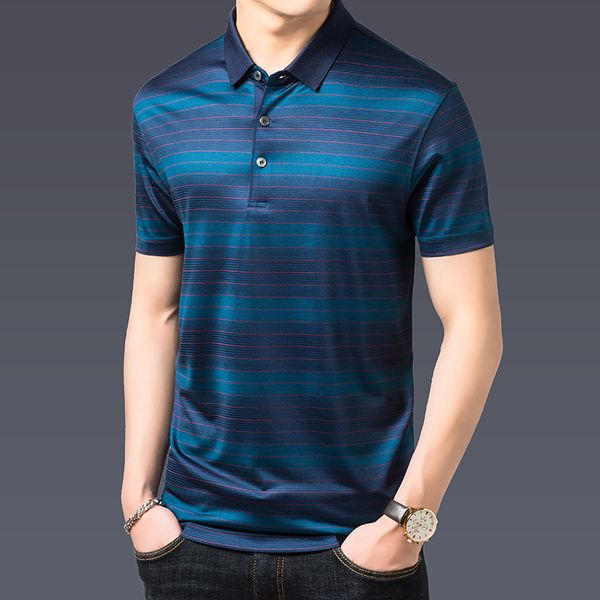 men's polos minglu mulberry silk summer golf men's polo shirts luxury short sleeve striped casual male t-shirts simple slim man te, White;black
men's polos minglu mulberry silk summer golf men's polo shirts luxury short sleeve striped casual male t-shirts simple slim man te, White;black