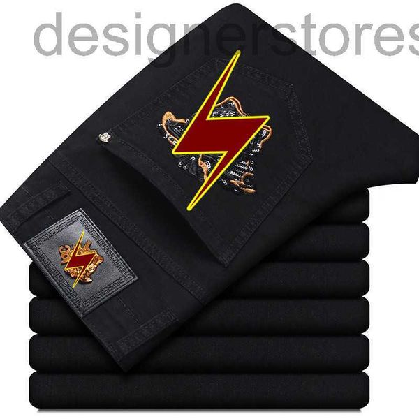 men's jeans designer new style personalized embroidered jeans in spring and summer men's elastic slim pants thin men eef4, Blue
men's jeans designer new style personalized embroidered jeans in spring and summer men's elastic slim pants thin men eef4, Blue
