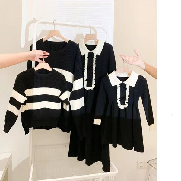 family matching outfits family matching clothes winter autumn stripe sweater kids boy sweater vintage girl dress fashion woman high waist kn, Blue
family matching outfits family matching clothes winter autumn stripe sweater kids boy sweater vintage girl dress fashion woman high waist kn, Blue