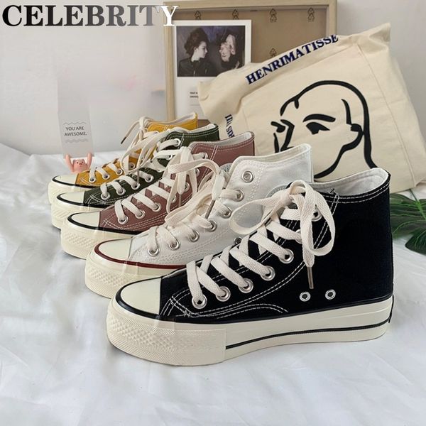 dress shoes spring and autumn canvas shoes womens highthicksoled sneakers lace up allmatch casual canvas shoes trend 230316, Black
dress shoes spring and autumn canvas shoes womens highthicksoled sneakers lace up allmatch casual canvas shoes trend 230316, Black
