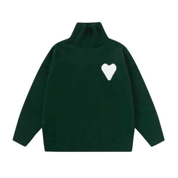 23new men's sweaters fashion designers amis paris man woman turtleneck luxury brands cardigan womens long sleeve clothes pullover l8kg, White;black
23new men's sweaters fashion designers amis paris man woman turtleneck luxury brands cardigan womens long sleeve clothes pullover l8kg, White;black