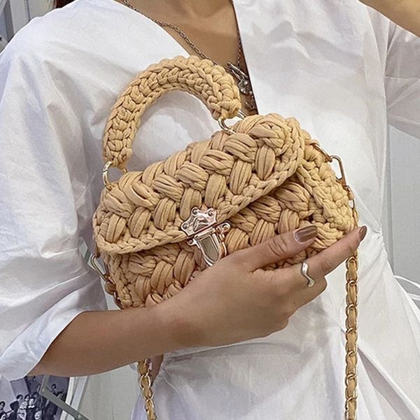 evening bags fashion rope knitting women handbag designer chains woven shoulder crossbody bags for women small square flap lady purses 23031
evening bags fashion rope knitting women handbag designer chains woven shoulder crossbody bags for women small square flap lady purses 23031