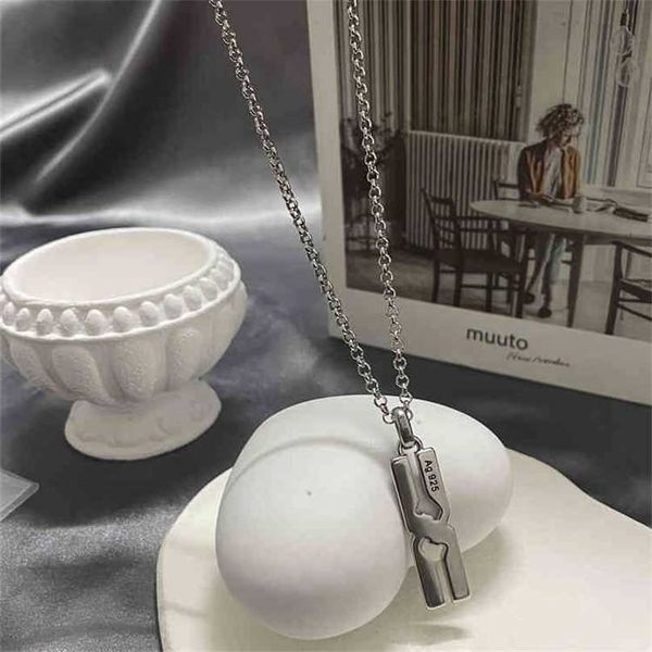 necklace ancient letter personalized light version simple h-shaped hollow out side chain men's and women's couple necklace valenti, Silver
necklace ancient letter personalized light version simple h-shaped hollow out side chain men's and women's couple necklace valenti, Silver