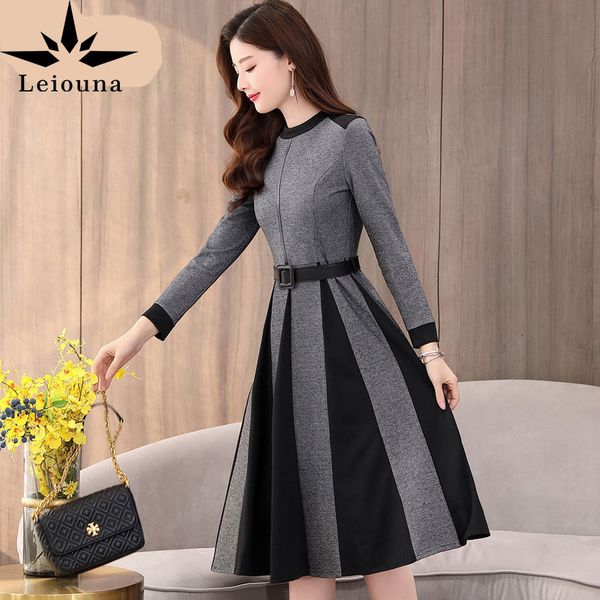 casual dresses leiouna casual o-neck full long sleeve slim knee-length spring office fashion lady office women dress autumn vestidos 230316, Black;gray
casual dresses leiouna casual o-neck full long sleeve slim knee-length spring office fashion lady office women dress autumn vestidos 230316, Black;gray