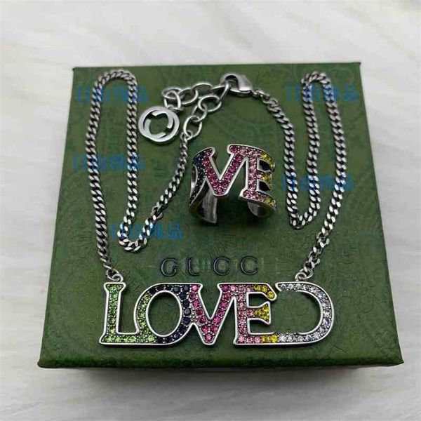 design necklace set necklace new letter diamond color matching sweater chain opening ring womanly personality jewelry factory direct sales 7, Silver
design necklace set necklace new letter diamond color matching sweater chain opening ring womanly personality jewelry factory direct sales 7, Silver