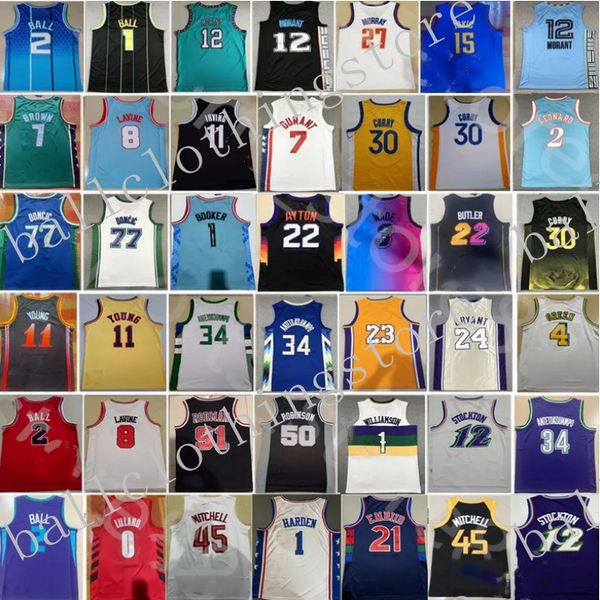 basketball morant jersey stephen curry lamelo ball lillard trae young zach lavine devin booker kevin durant luka doncic antetokounmpo joel e, Black;red
basketball morant jersey stephen curry lamelo ball lillard trae young zach lavine devin booker kevin durant luka doncic antetokounmpo joel e, Black;red