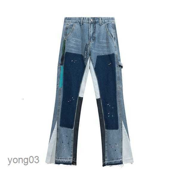 men's galleryes casual pants dept street patchwork wash flared hip hop versatileuas7 1q1ha, Blue
men's galleryes casual pants dept street patchwork wash flared hip hop versatileuas7 1q1ha, Blue