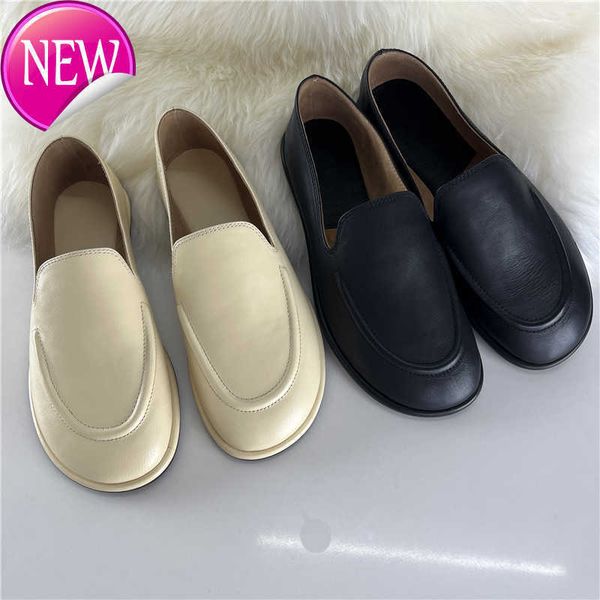 the leather row french soft comfortable shallow mouth single shoes women's casual lefu shoes flat shoes, Black
the leather row french soft comfortable shallow mouth single shoes women's casual lefu shoes flat shoes, Black
