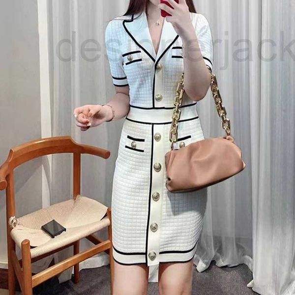 casual dresses designer new summer suit lapel metal button slim knit dress for women z8r0, Black;gray
casual dresses designer new summer suit lapel metal button slim knit dress for women z8r0, Black;gray