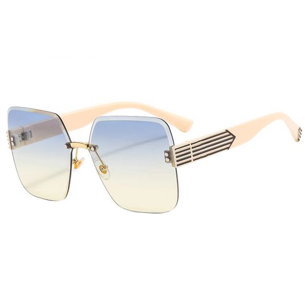 2023 fashion eyewear beachfashion designer women's sunglasses classic retro men's sunglasses fashion frameless trimmed sunglasses, White;black
2023 fashion eyewear beachfashion designer women's sunglasses classic retro men's sunglasses fashion frameless trimmed sunglasses, White;black