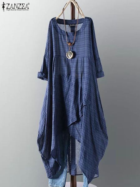 casual dresses zanzea summer plaid checked dress women vintage asymmetrical hem sundress female mujer dress vestidos robe femme 230316, Black;gray
casual dresses zanzea summer plaid checked dress women vintage asymmetrical hem sundress female mujer dress vestidos robe femme 230316, Black;gray