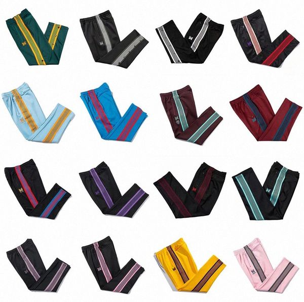 mens pant needles fashion sweatpants butterfly embroidered side stripe men women long pants drawstring pants a1bv#, Black
mens pant needles fashion sweatpants butterfly embroidered side stripe men women long pants drawstring pants a1bv#, Black