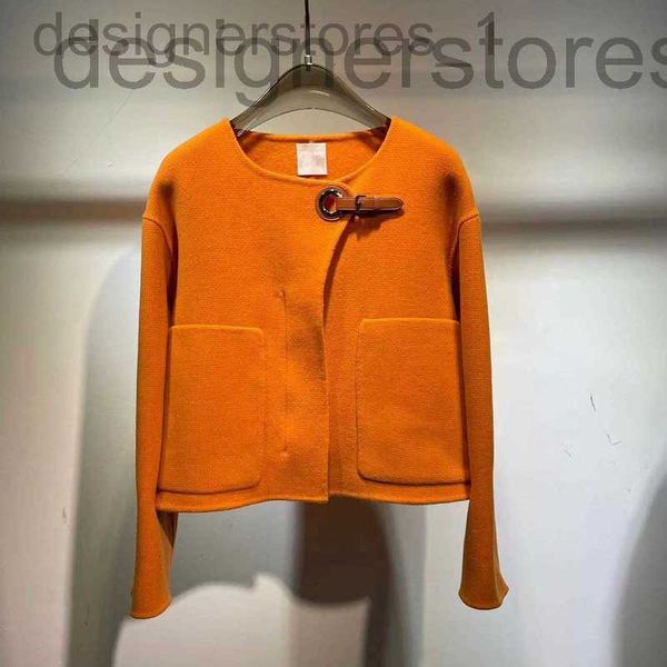 women's jackets designer 2022 new garden collar leather buckle zipper double-sided hand sewn cashmere coat small short woman wcpn, Black;brown
women's jackets designer 2022 new garden collar leather buckle zipper double-sided hand sewn cashmere coat small short woman wcpn, Black;brown