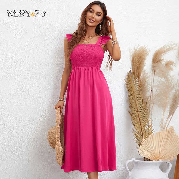casual dresses pleated midi women summer square collar sweet long female elegant boho beach wear clothes 230316, Black;gray
casual dresses pleated midi women summer square collar sweet long female elegant boho beach wear clothes 230316, Black;gray