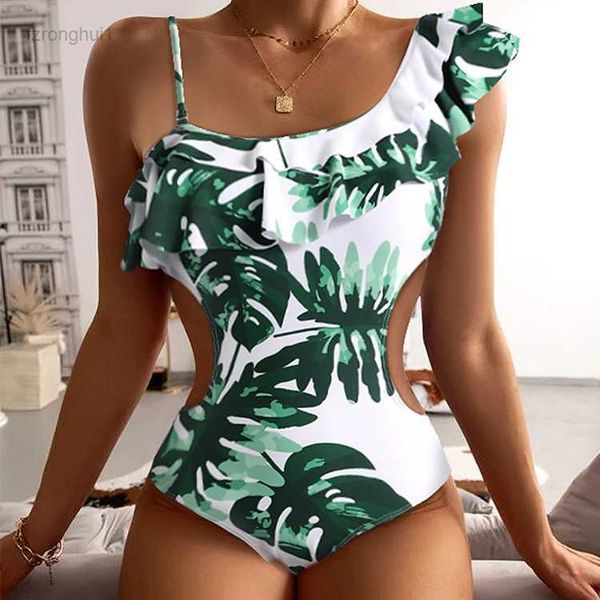 women's swimwear new triangle bikini double-layer ruffle hollow open waist one piece 5yxv, White;black
women's swimwear new triangle bikini double-layer ruffle hollow open waist one piece 5yxv, White;black