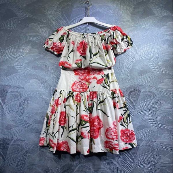 designer womens clothing 2023 spring new two pics suit cotton printed with skirt suit disign clothes, White
designer womens clothing 2023 spring new two pics suit cotton printed with skirt suit disign clothes, White