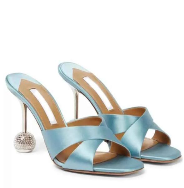 luxury fashion perfect yes darling sandals shoes shiny satin disco ball heels lady open toe mules slip on pumps sandalias comfort footwear, Black
luxury fashion perfect yes darling sandals shoes shiny satin disco ball heels lady open toe mules slip on pumps sandalias comfort footwear, Black
