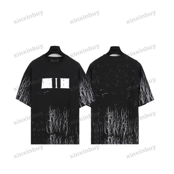 xinxinbuy men designer tee t shirt 23ss paris crack letter print short sleeve cotton women black white s-2xl, Black;brown
xinxinbuy men designer tee t shirt 23ss paris crack letter print short sleeve cotton women black white s-2xl, Black;brown