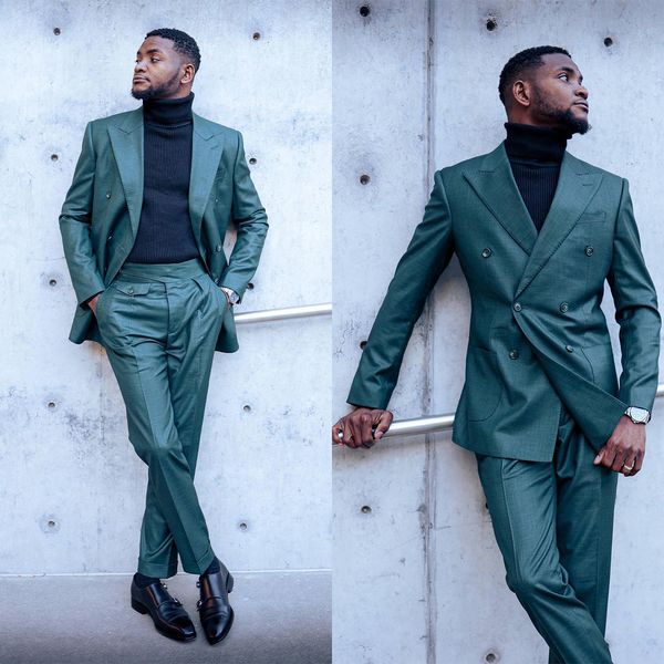 2023 new design men wedding tuxedo elegant classic suit peaked lapel double breaster form suit 2 pieces jacket and pants, Black;gray
2023 new design men wedding tuxedo elegant classic suit peaked lapel double breaster form suit 2 pieces jacket and pants, Black;gray
